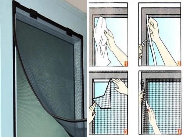 Cách tự làm cửa lưới chống muỗi tại nhà